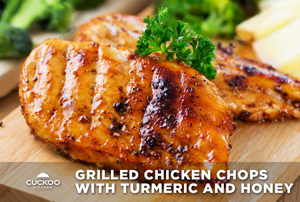 Cuckoo Kitchen | Grilled Chicken Chops with Turmeric and Honey
